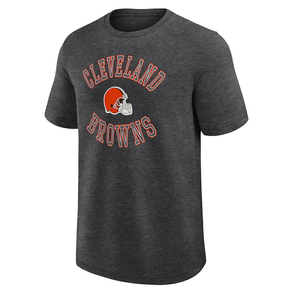 Cleveland Browns Logo Athletic Success T-Shirt Heather Charcoal - NFL