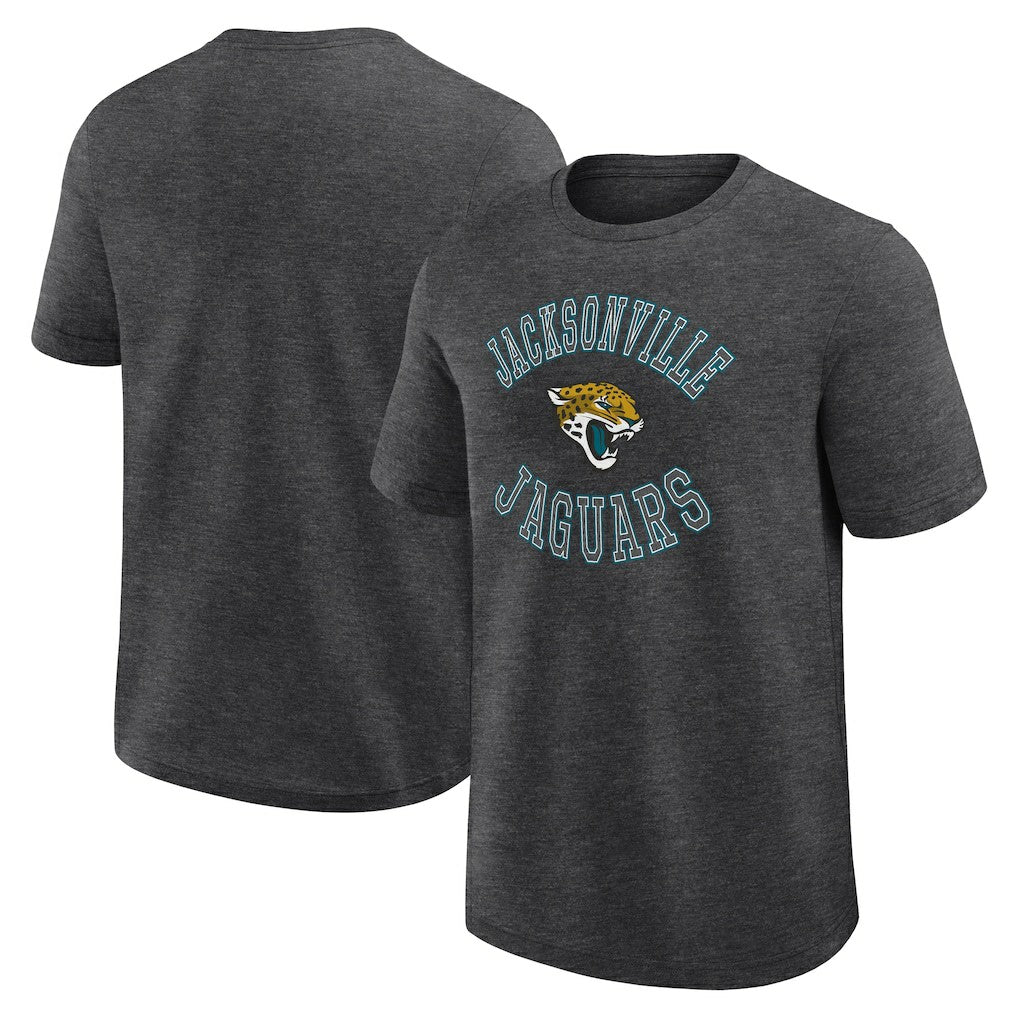 Jacksonville Jaguars Logo Athletic Success T-Shirt Heather Charcoal - NFL