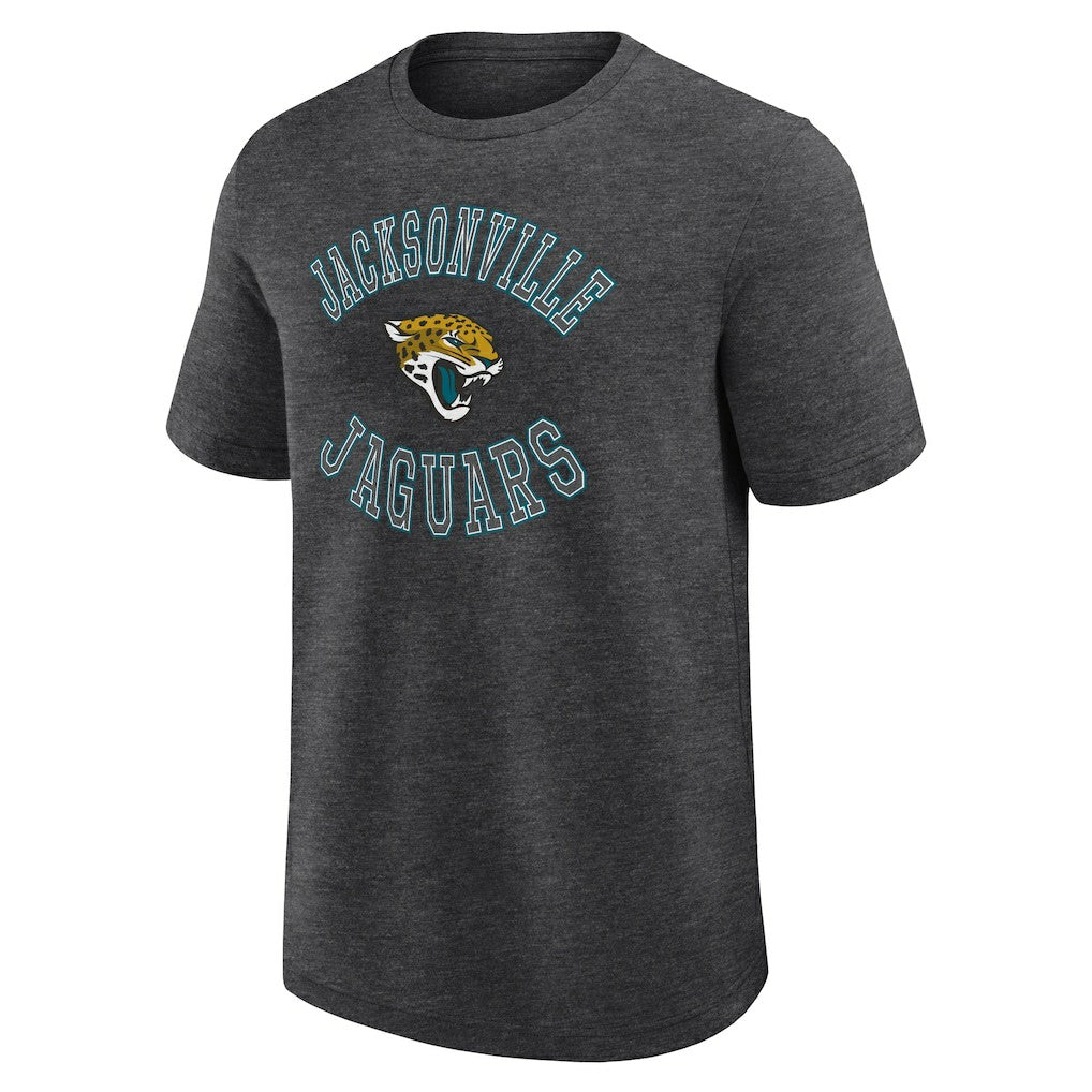 Jacksonville Jaguars Logo Athletic Success T-Shirt Heather Charcoal - NFL