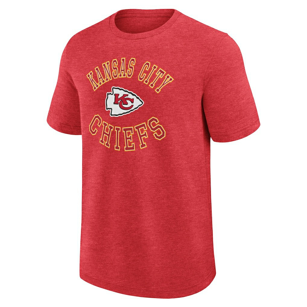 Kansas City Chiefs Logo Athletic Success T-Shirt Heather Red - NFL