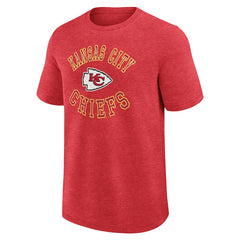 Kansas City Chiefs Logo Athletic Success T-Shirt Heather Red - NFL