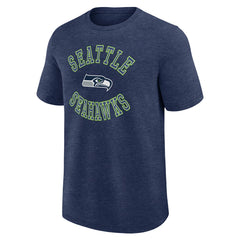 Seattle Seahawks Logo Athletic Success T-Shirt College Navy - NFL