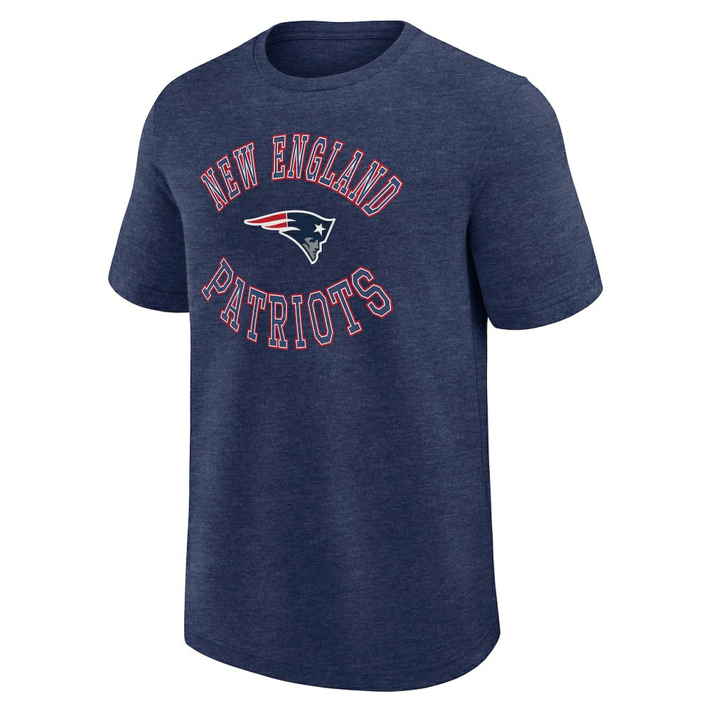 New England Patriots Logo Athletic Success T-Shirt Heather Navy - NFL