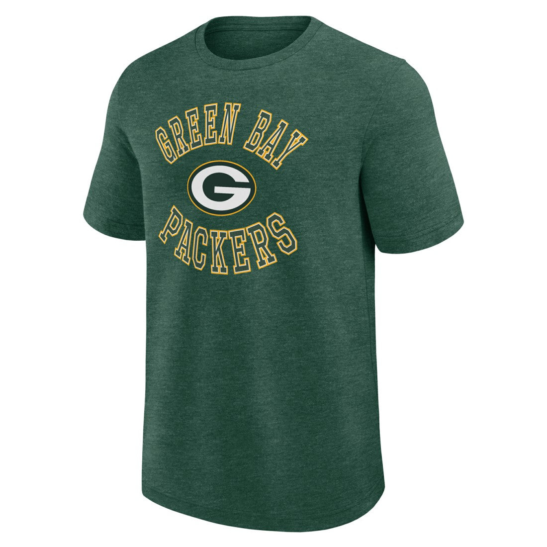 Green Bay Packers Logo Athletic Success T-Shirt Heather Green - NFL