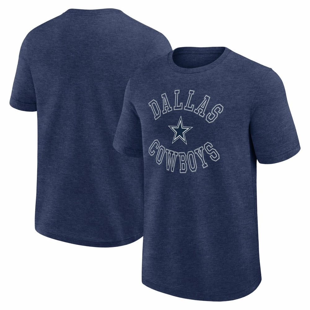 Dallas Cowboys Logo Athletic Success T-Shirt Heather Navy - NFL