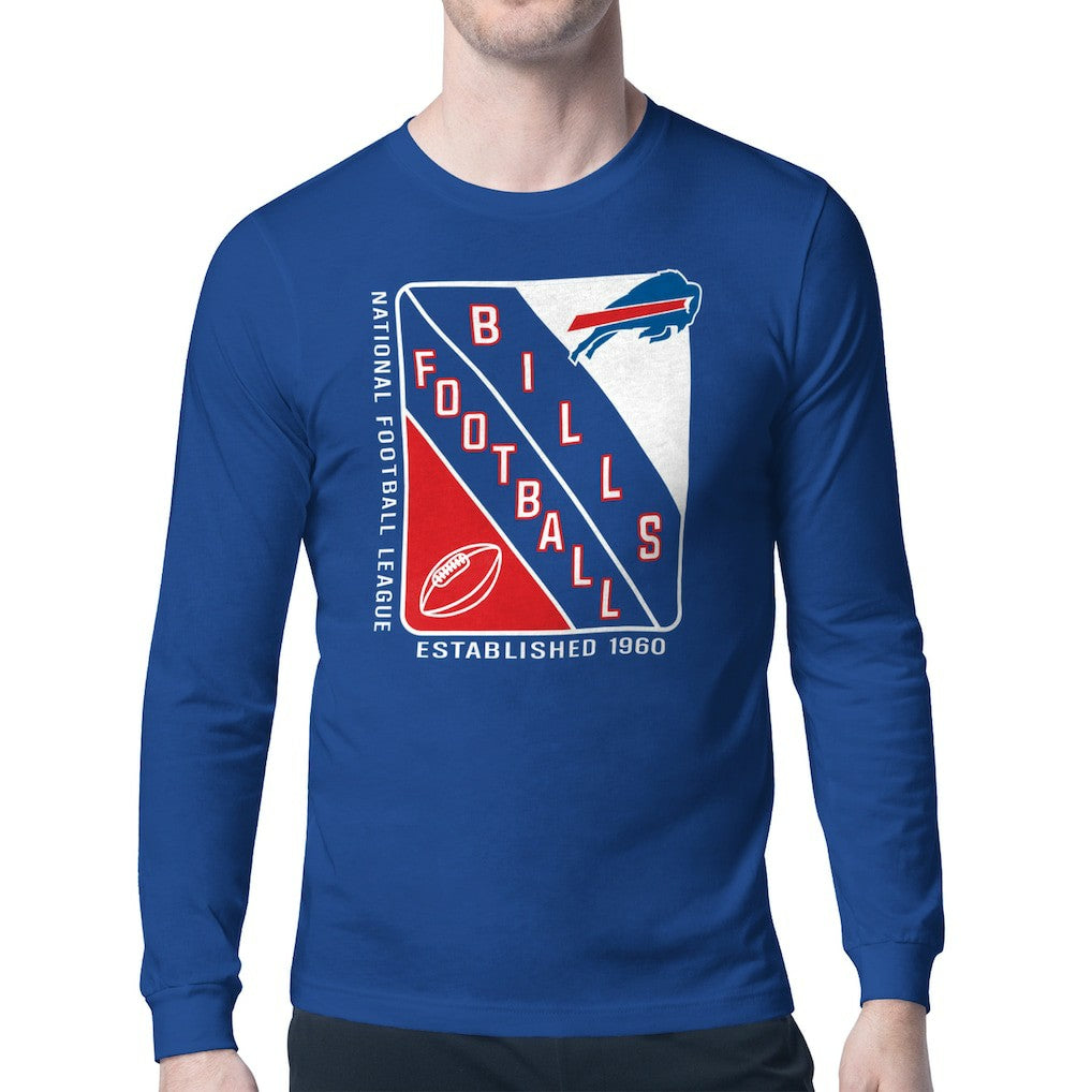 Buffalo Bills Starter Shield Logo Long Sleeve T-Shirt Royal - NFL