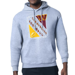 Washington Commanders Starter Shield Logo Pullover Hoodie Heather Gray - NFL