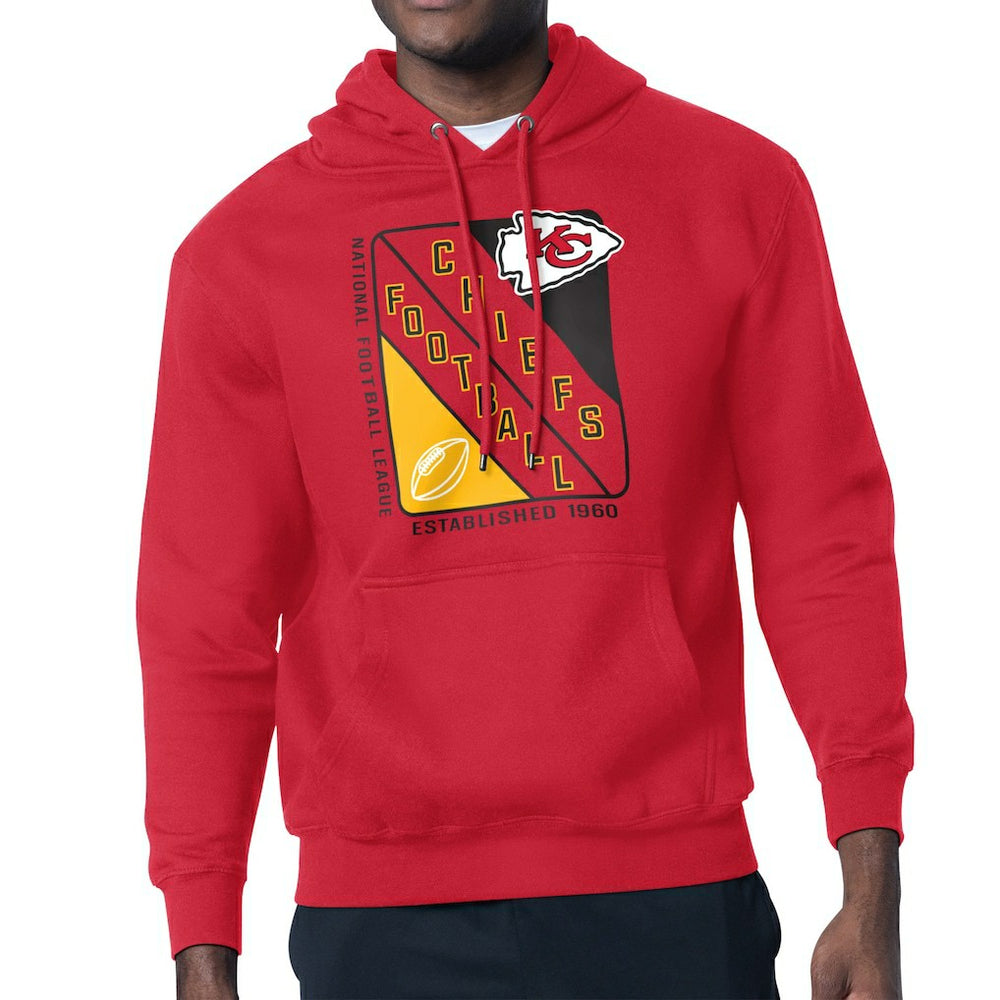 Kansas City Chiefs Starter Shield Logo Pullover Hoodie Red - NFL