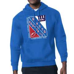 New York Giants Starter Shield Logo Pullover Hoodie Royal - NFL