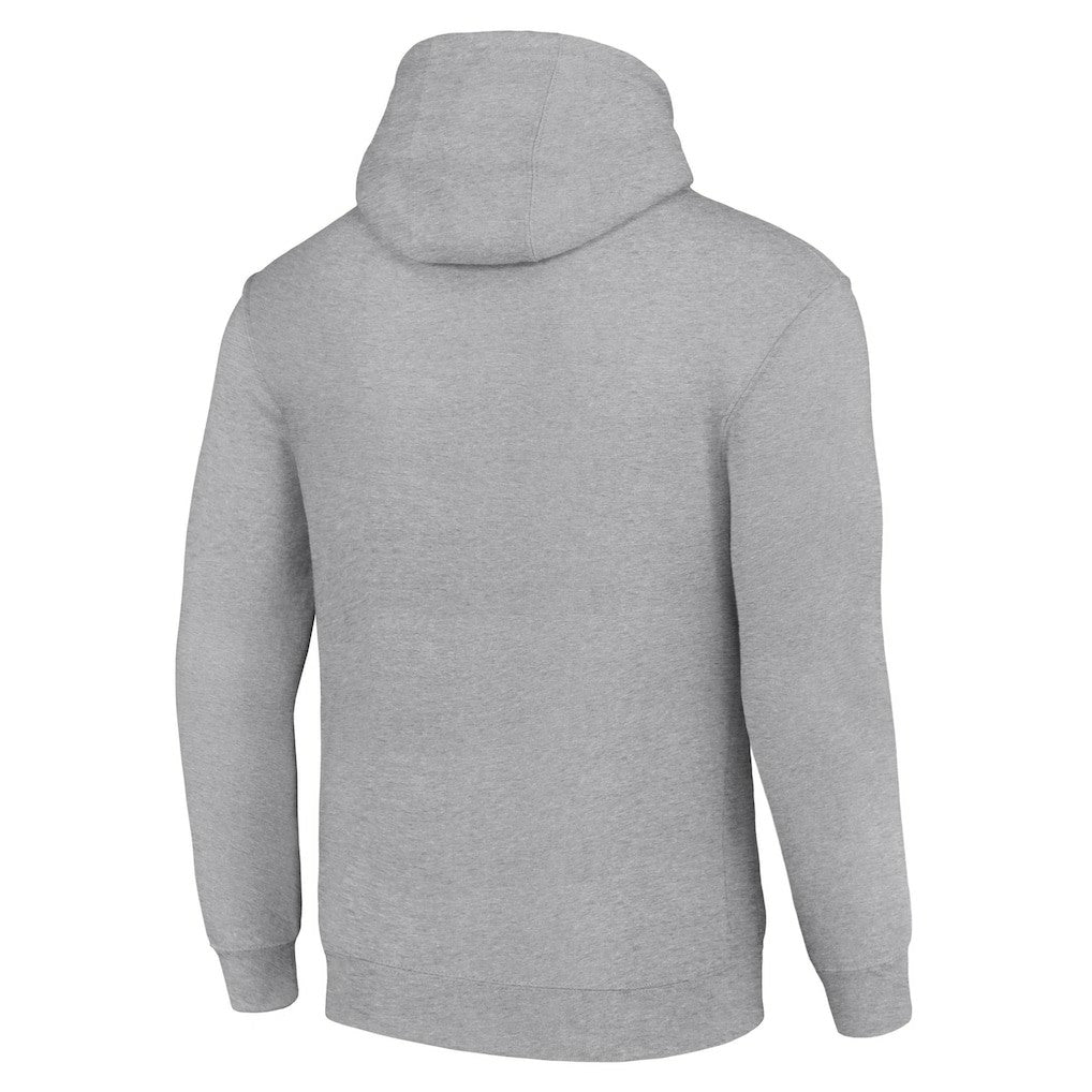 Carolina Panthers Starter Shield Logo Pullover Hoodie Heather Gray - NFL