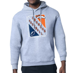 Denver Broncos Starter Shield Logo Pullover Hoodie Heather Gray - NFL