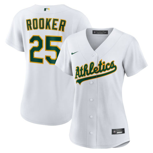 Brent Rooker Athletics Nike Women's Home Replica Jersey  - White | MLB Jerseys
