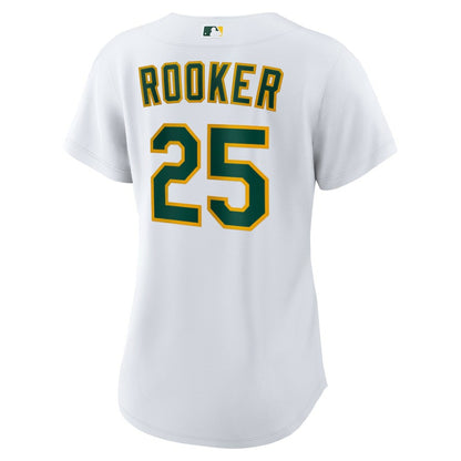 Brent Rooker Athletics Nike Women's Home Replica Jersey  - White | MLB Jerseys