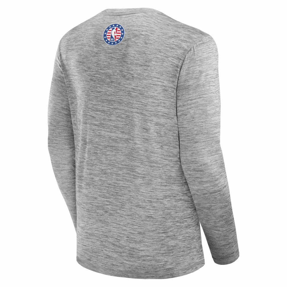 Fanatics - Milwaukee Bucks NBA Hoops for Troops Long Sleeve T-Shirt - Heather Gray