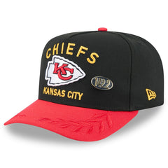 Kansas City Chiefs New Era 2025 NFL Draft On Stage A-Frame 59FIFTY Fitted Hat Black/Red - NFL