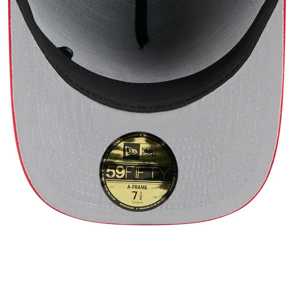 Kansas City Chiefs New Era 2025 NFL Draft On Stage A-Frame 59FIFTY Fitted Hat Black/Red - NFL