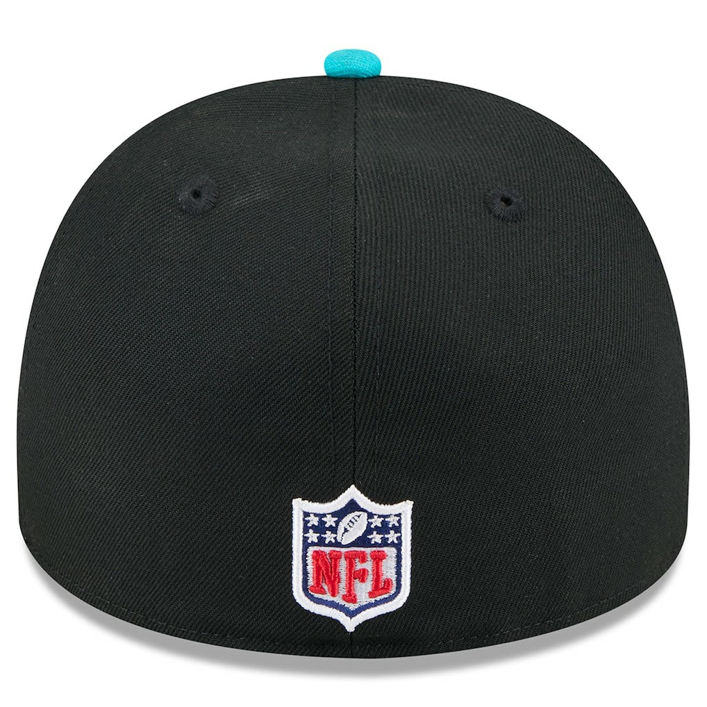 Miami Dolphins New Era 2025 NFL Draft On Stage A-Frame 59FIFTY Fitted Hat Black/Aqua - NFL