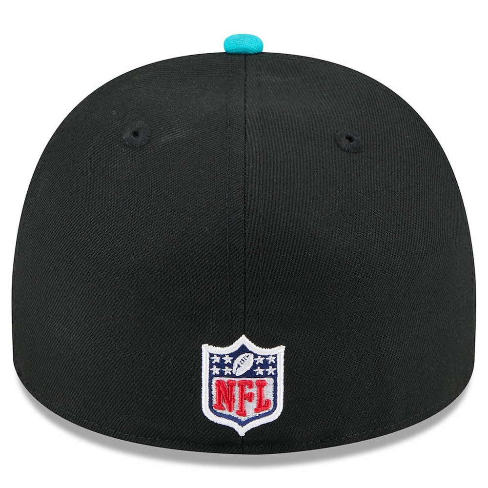 Miami Dolphins New Era 2025 NFL Draft On Stage A-Frame 59FIFTY Fitted Hat Black/Aqua - NFL