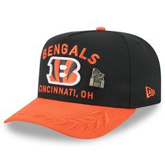 Cincinnati Bengals New Era 2025 NFL Draft On Stage A-Frame 59FIFTY Fitted Hat Black/Orange - NFL