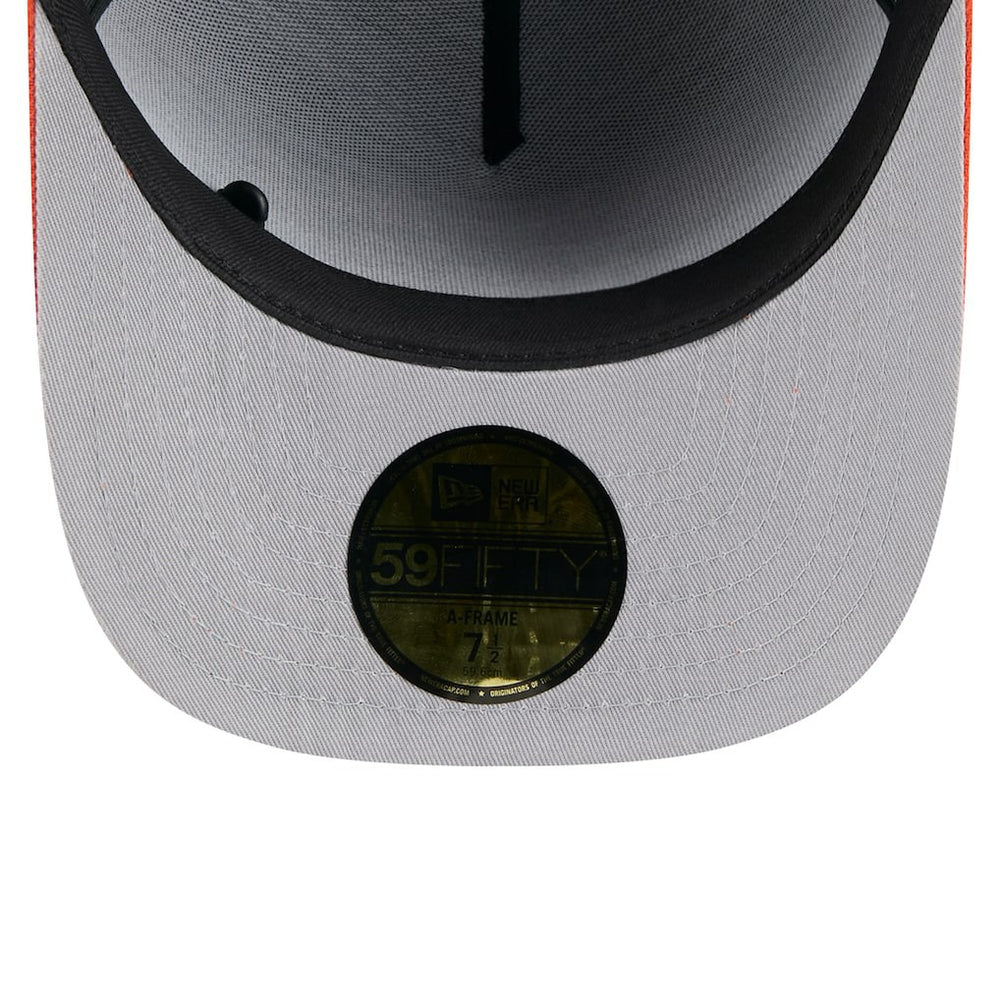 Cincinnati Bengals New Era 2025 NFL Draft On Stage A-Frame 59FIFTY Fitted Hat Black/Orange - NFL