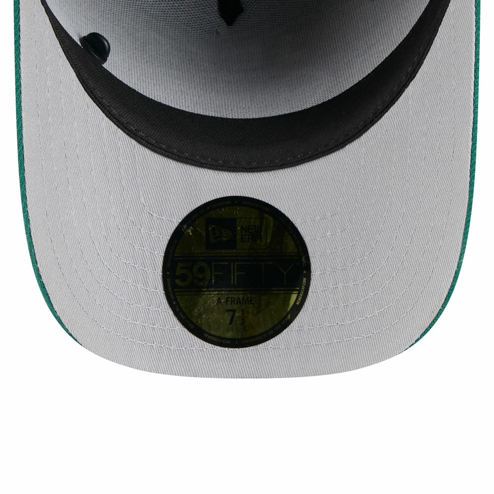 New York Jets New Era 2025 NFL Draft On Stage A-Frame 59FIFTY Fitted Hat Black/Green - NFL