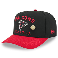 Atlanta Falcons New Era 2025 NFL Draft On Stage A-Frame 59FIFTY Fitted Hat Black/Red - NFL