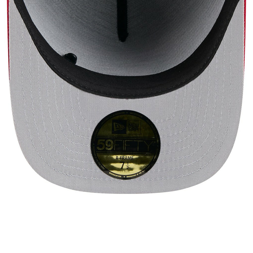 Atlanta Falcons New Era 2025 NFL Draft On Stage A-Frame 59FIFTY Fitted Hat Black/Red - NFL