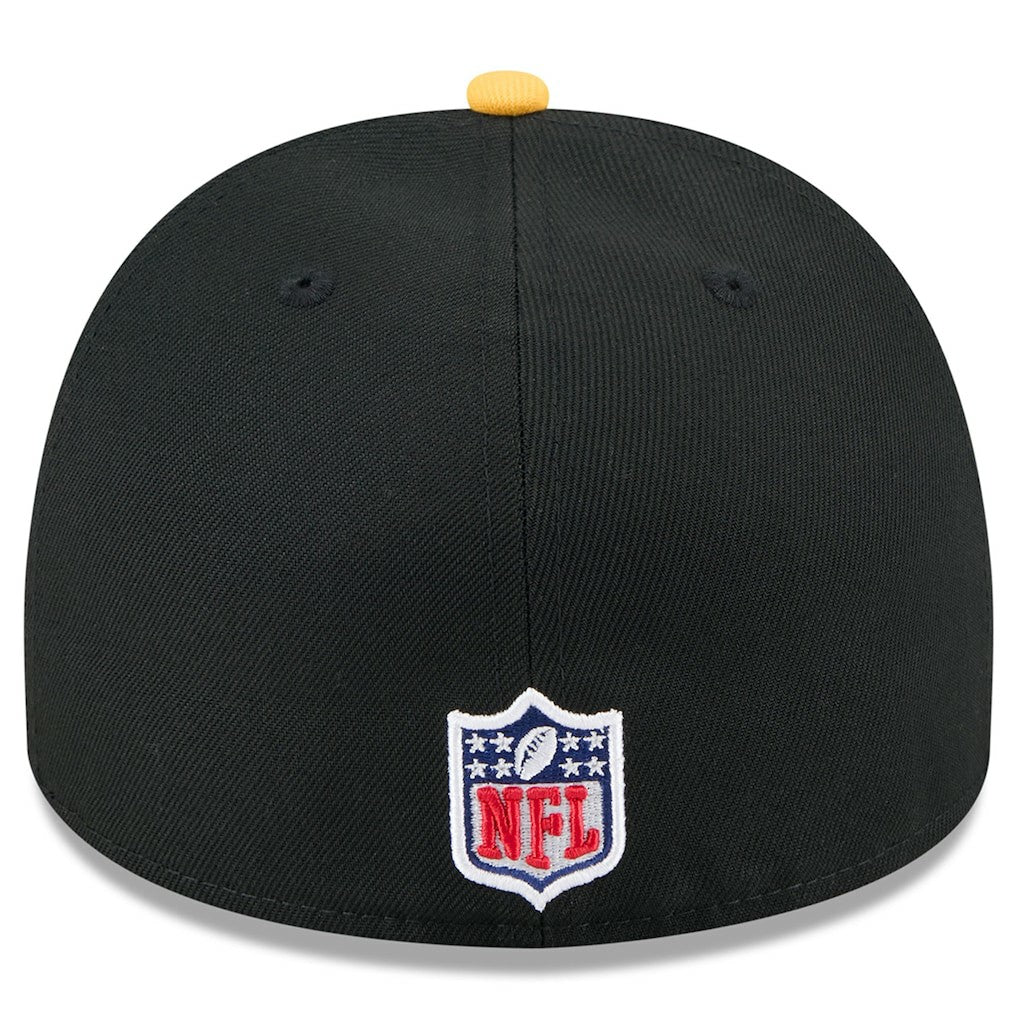 Pittsburgh Steelers New Era 2025 NFL Draft On Stage A-Frame 59FIFTY Fitted Hat Black/Gold - NFL