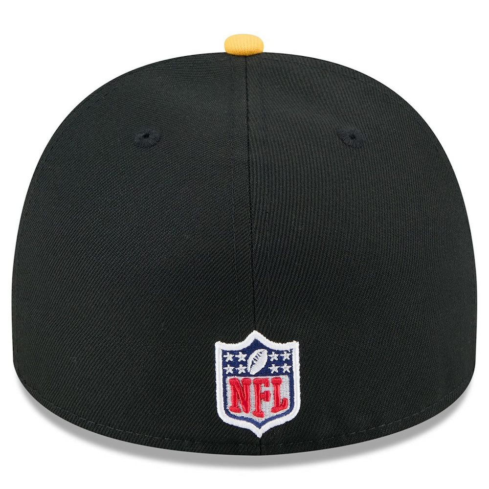 Pittsburgh Steelers New Era 2025 NFL Draft On Stage A-Frame 59FIFTY Fitted Hat Black/Gold - NFL
