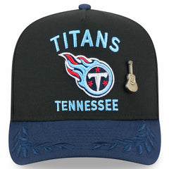 Tennessee Titans New Era 2025 NFL Draft On Stage A-Frame 59FIFTY Fitted Hat Black/Navy - NFL