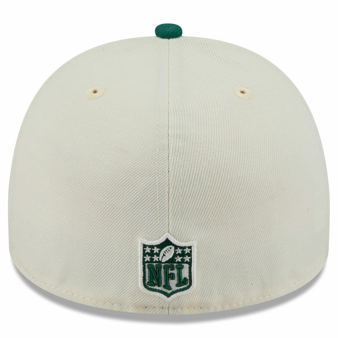 New York Jets New Era 2025 NFL Draft A-Frame 59FIFTY Fitted Hat Cream/Green - NFL