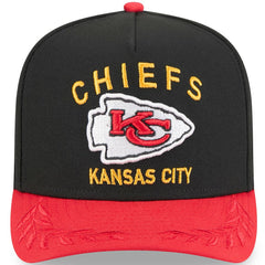 Kansas City Chiefs New Era 2025 NFL Draft A-Frame 9FIFTY Snapback Hat Black/Red - NFL