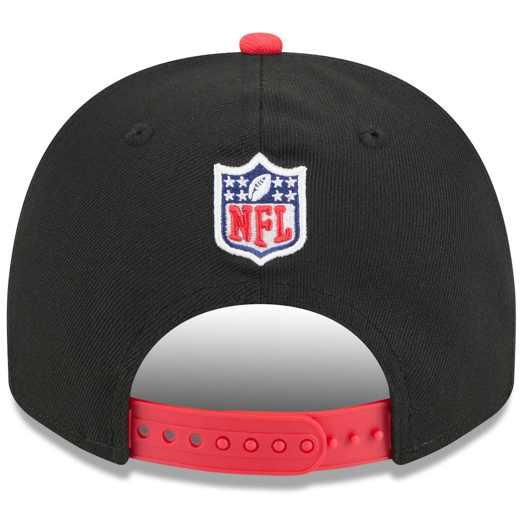 Kansas City Chiefs New Era 2025 NFL Draft A-Frame 9FIFTY Snapback Hat Black/Red - NFL