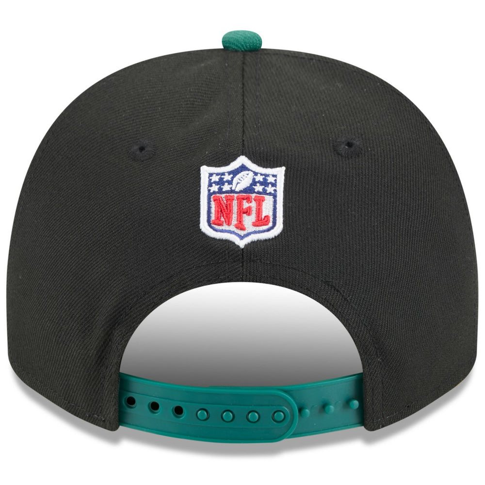 New York Jets New Era 2025 NFL Draft A-Frame 9FIFTY Snapback Hat Black/Green - NFL