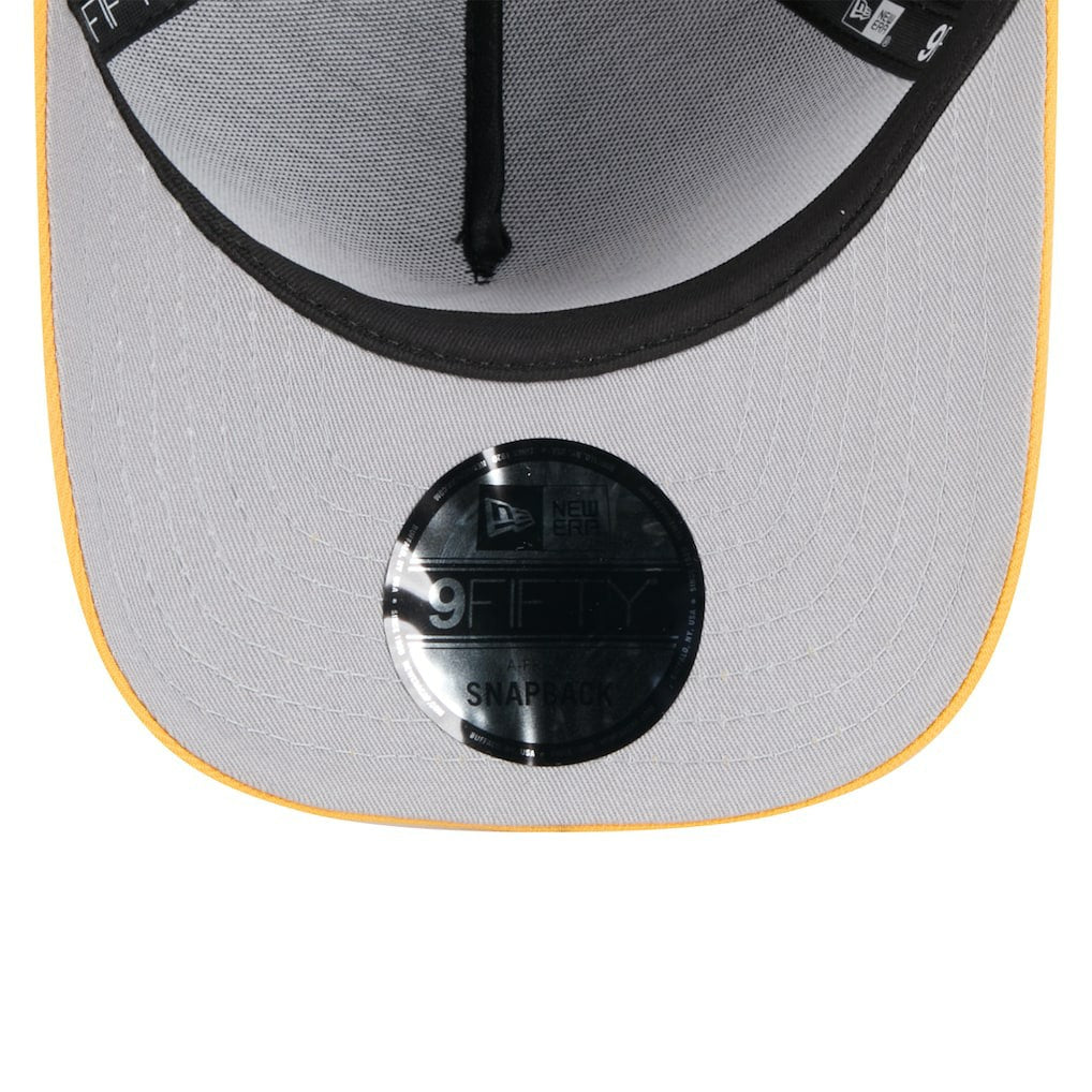 Pittsburgh Steelers New Era 2025 NFL Draft A-Frame 9FIFTY Snapback Hat Black/Gold - NFL