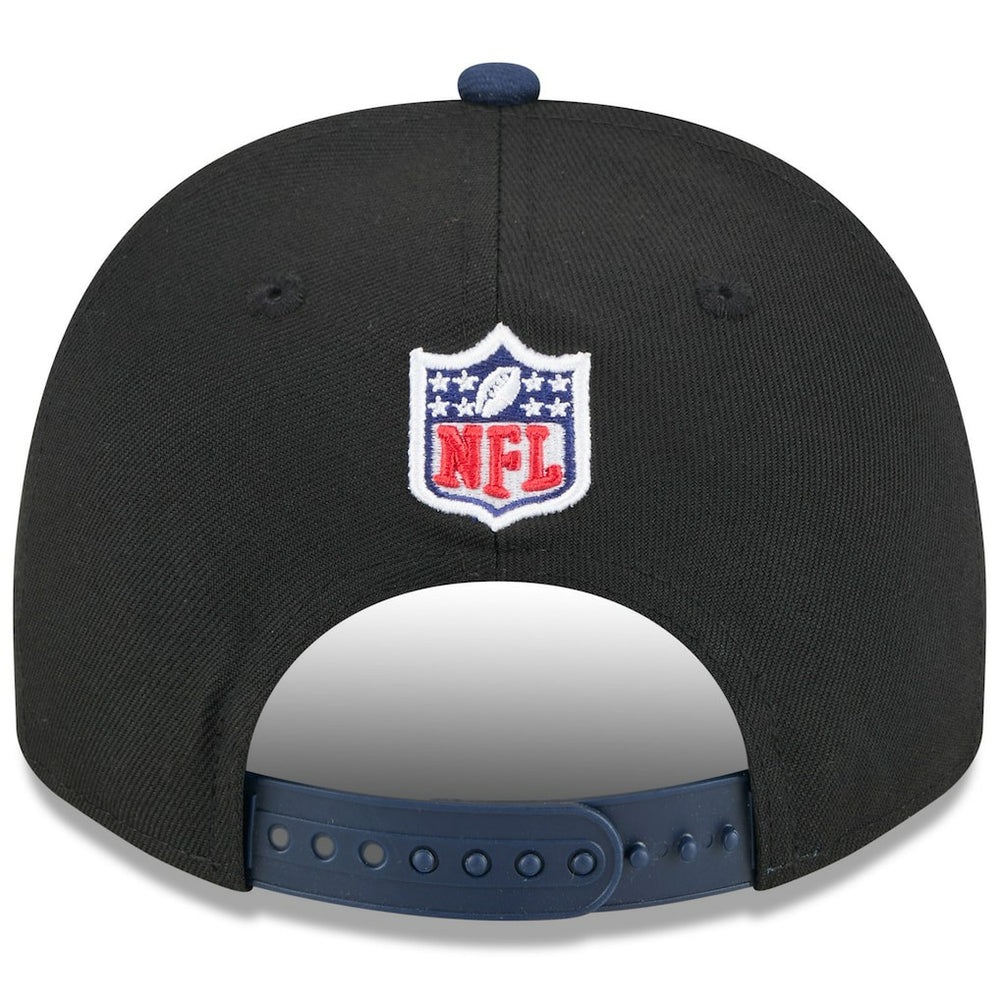 Seattle Seahawks New Era 2025 NFL Draft A-Frame 9FIFTY Snapback Hat Black/College Navy - NFL