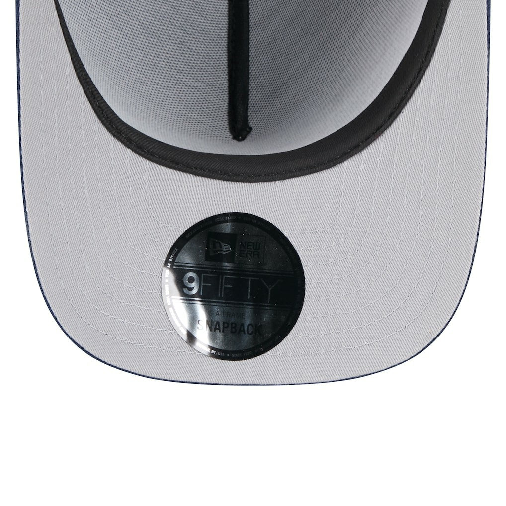 Seattle Seahawks New Era 2025 NFL Draft A-Frame 9FIFTY Snapback Hat Black/College Navy - NFL