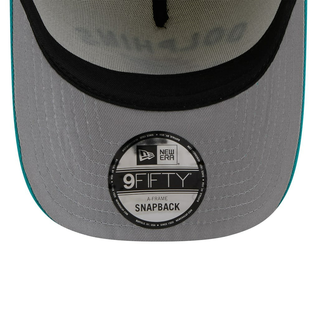 Miami Dolphins New Era 2025 NFL Draft A-Frame 9FIFTY Snapback Hat Cream/Aqua - NFL