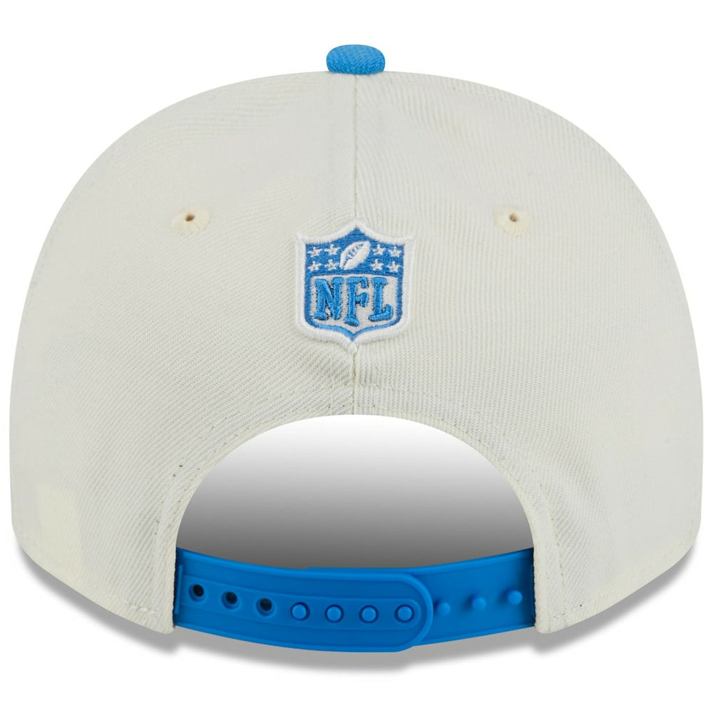 Detroit Lions New Era 2025 NFL Draft A-Frame 9FIFTY Snapback Hat Cream/Blue - NFL