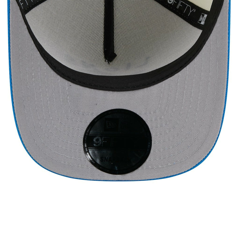 Detroit Lions New Era 2025 NFL Draft A-Frame 9FIFTY Snapback Hat Cream/Blue - NFL