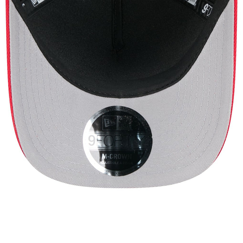 Kansas City Chiefs New Era 2025 NFL Draft 9FORTY A-Frame M-Crown Adjustable Hat Black/Red - NFL