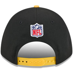 Pittsburgh Steelers New Era 2025 NFL Draft 9FORTY A-Frame M-Crown Adjustable Hat Black/Gold - NFL