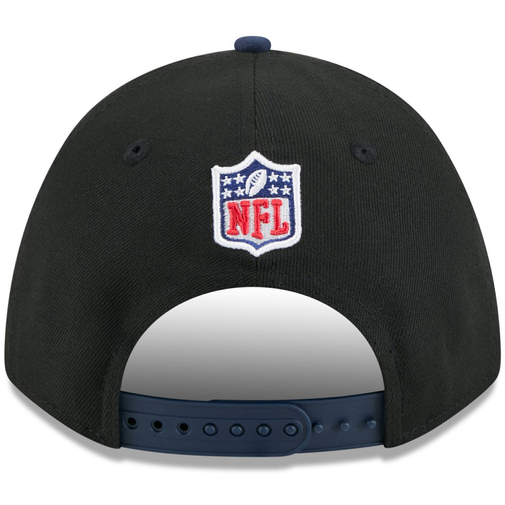 Tennessee Titans New Era 2025 NFL Draft 9FORTY A-Frame M-Crown Adjustable Hat Black/Navy - NFL