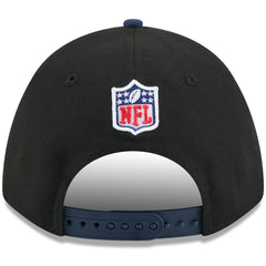 Tennessee Titans New Era 2025 NFL Draft 9FORTY A-Frame M-Crown Adjustable Hat Black/Navy - NFL