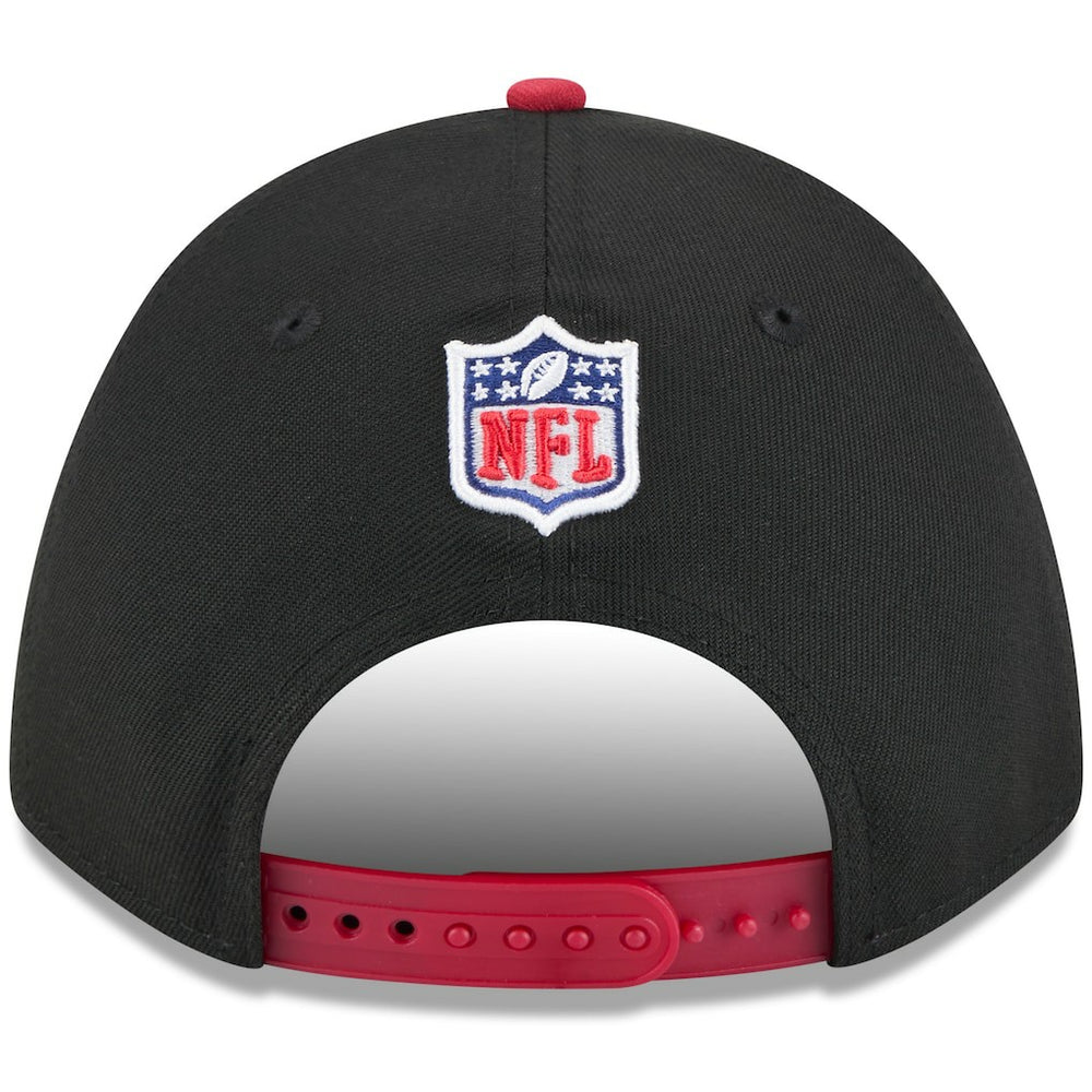 Arizona Cardinals New Era 2025 NFL Draft 9FORTY A-Frame M-Crown Adjustable Hat Black/Cardinal - NFL