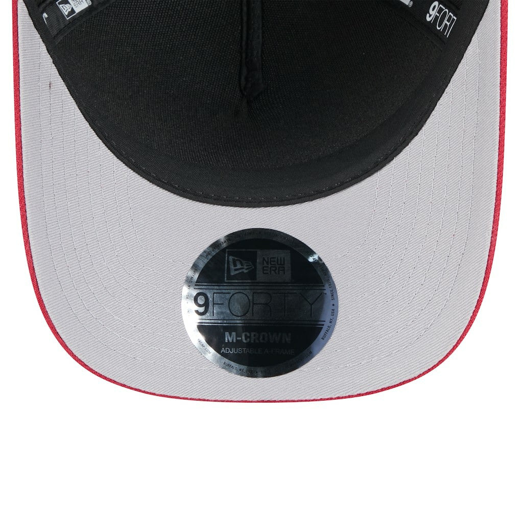 Arizona Cardinals New Era 2025 NFL Draft 9FORTY A-Frame M-Crown Adjustable Hat Black/Cardinal - NFL