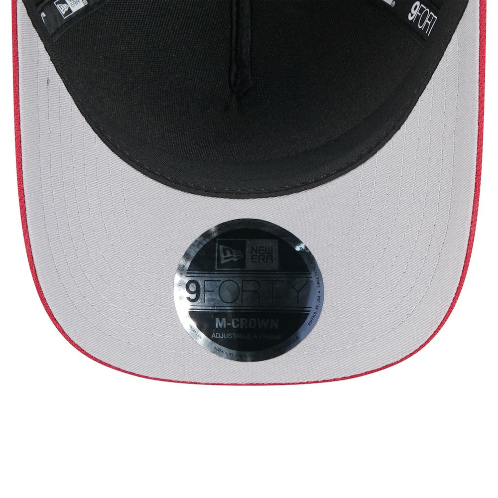 Arizona Cardinals New Era 2025 NFL Draft 9FORTY A-Frame M-Crown Adjustable Hat Black/Cardinal - NFL