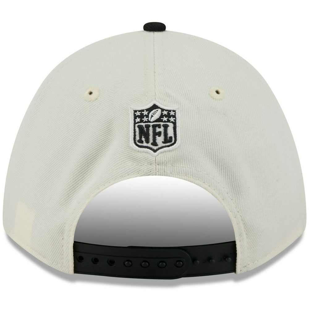 Cincinnati Bengals New Era 2025 NFL Draft 9FORTY A-Frame M-Crown Adjustable Hat Cream/Black - NFL
