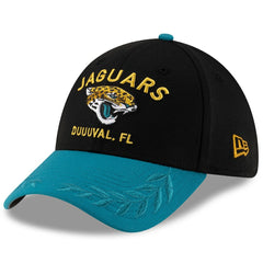 Jacksonville Jaguars New Era 2025 NFL Draft 39THIRTY Flex Hat Black/Teal - NFL