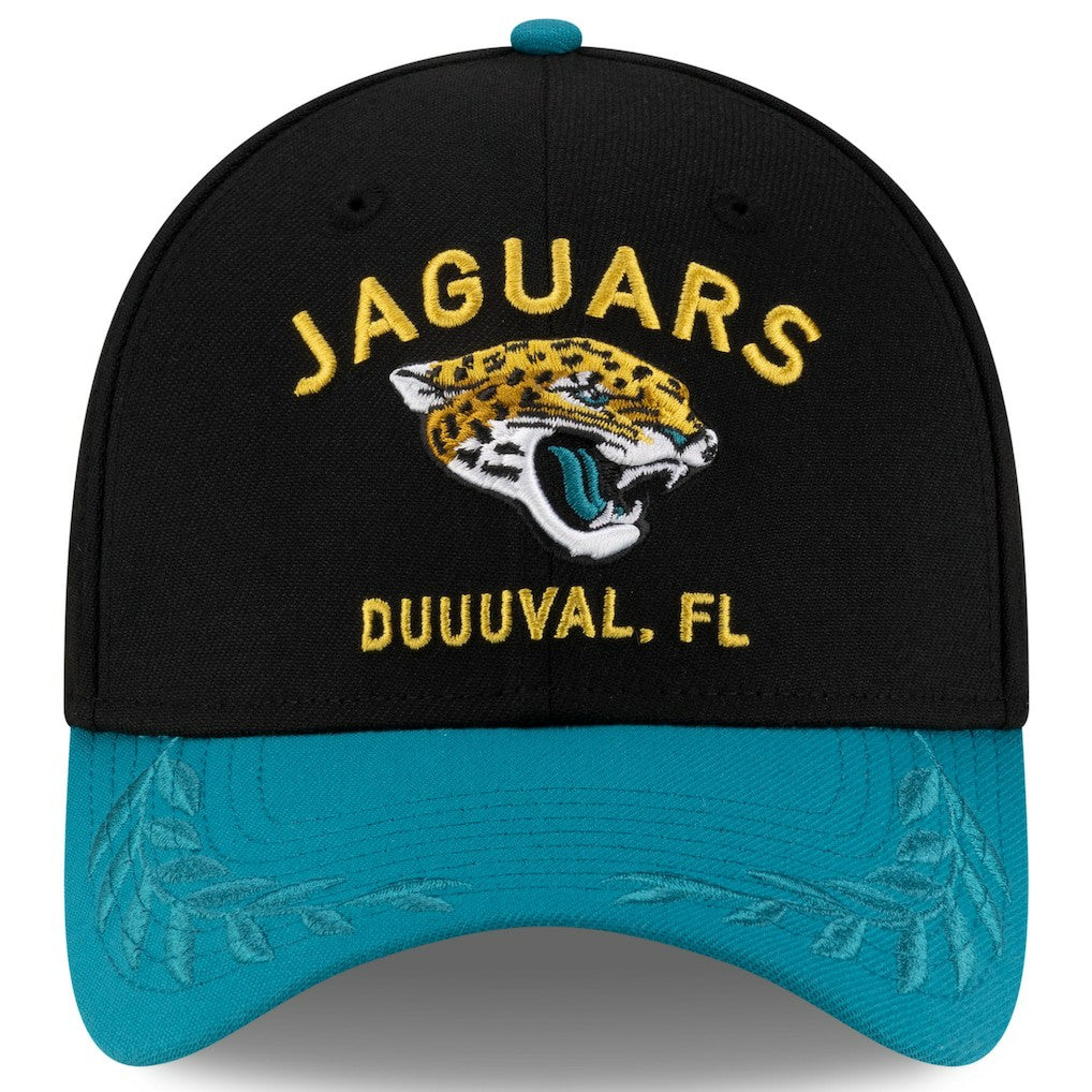 Jacksonville Jaguars New Era 2025 NFL Draft 39THIRTY Flex Hat Black/Teal - NFL